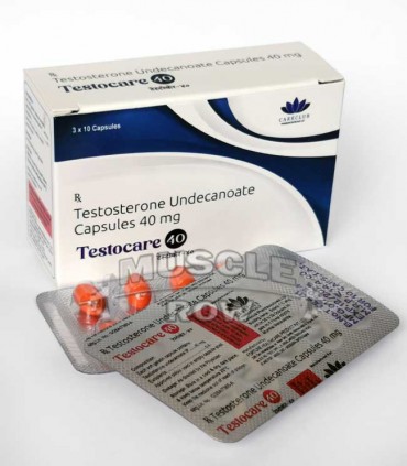 Testocare 40 (Testocaps) χάπι τεστοστερόνης.